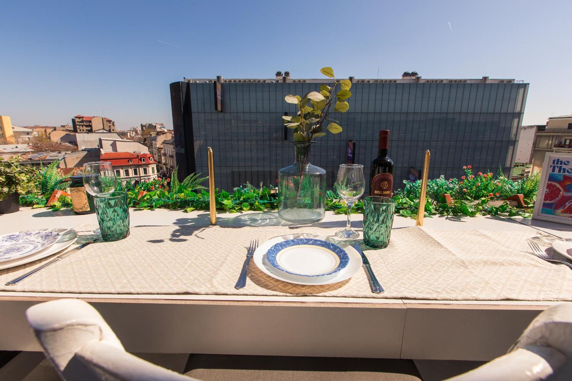 Old Town Apartment With Amazing View From The Balcony Bukurešť Exteriér fotografie